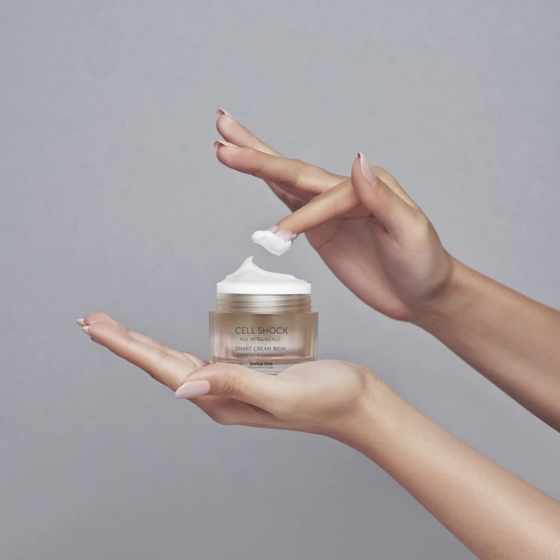 Kem Phục Hồi Tế Bào Thông Minh Swissline Cell Shock Age Intelligence Smart Cream Rich : Tăng Cường Hàng Rào Da Khỏe Mạnh